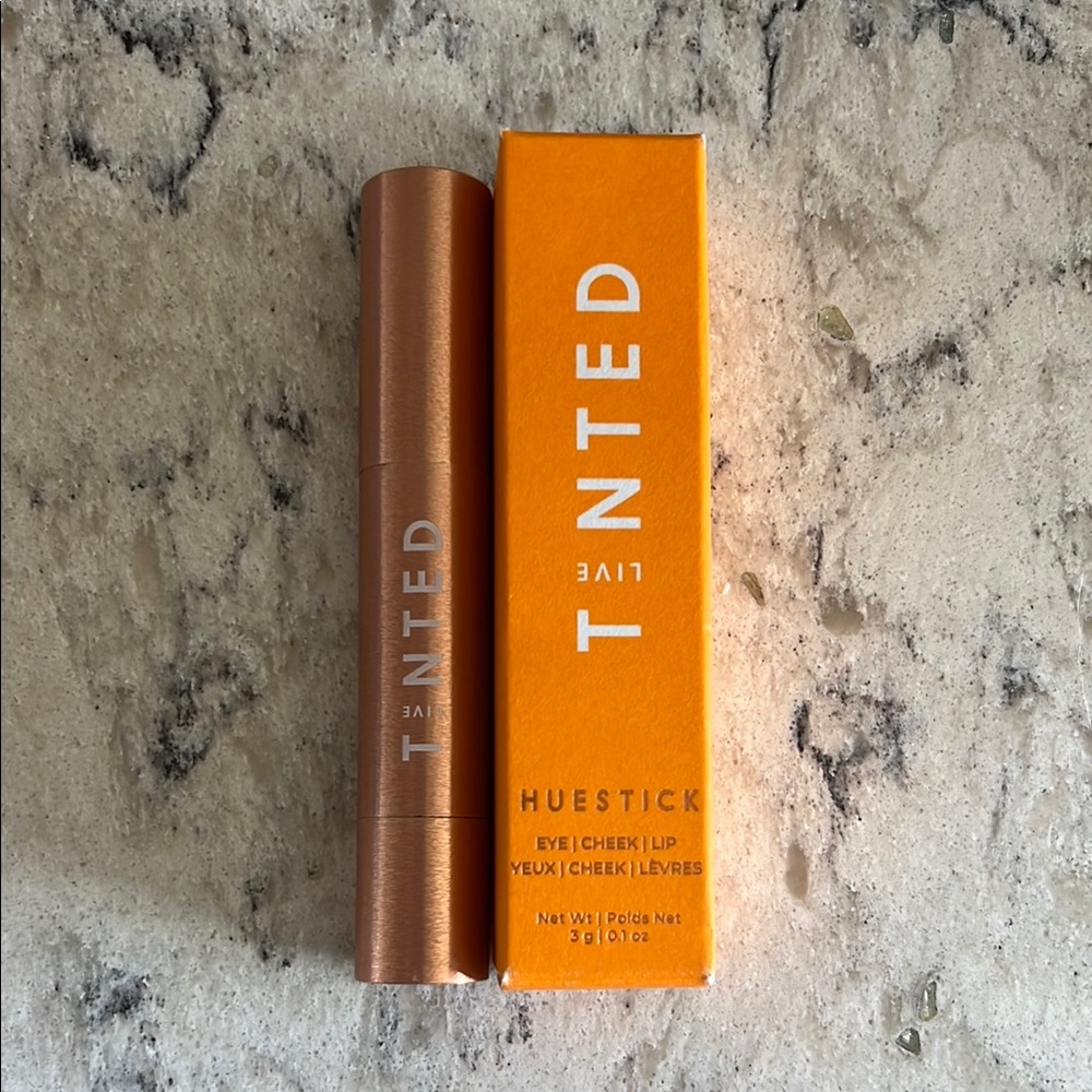 Live Tinted Huestick - Eye, Cheek, Lip, shade True, Dusty Rose, NEW
